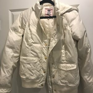 Juicy white puffer jacket